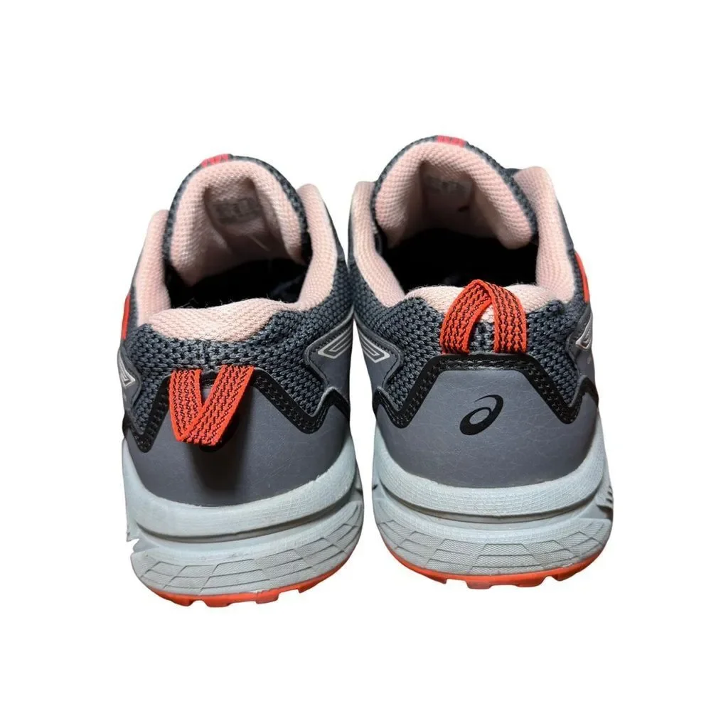 ASICS mens Gel-Venture 8 Gray and Orange Shoes size 8.5